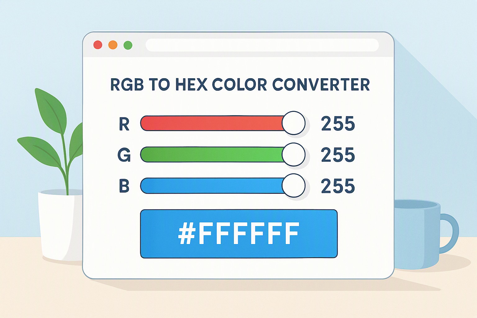 Rgb to hex color converter online tool