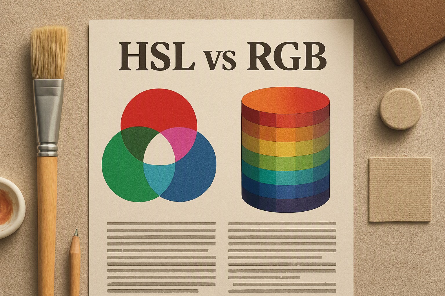 Hsl vs rgb comparison