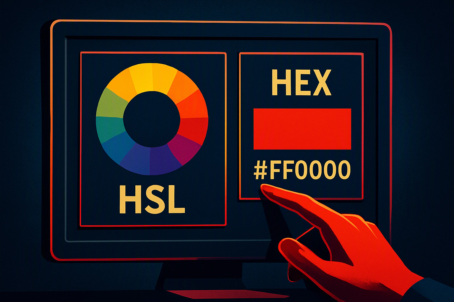 Hsl vs hex color format