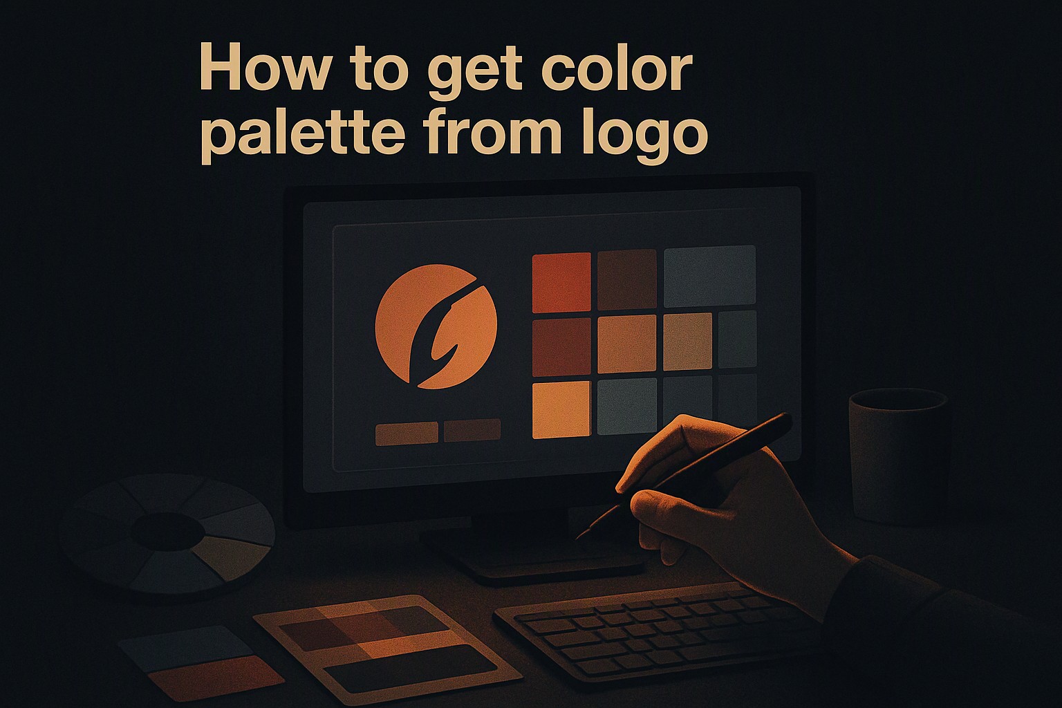 How to get color palette from logo