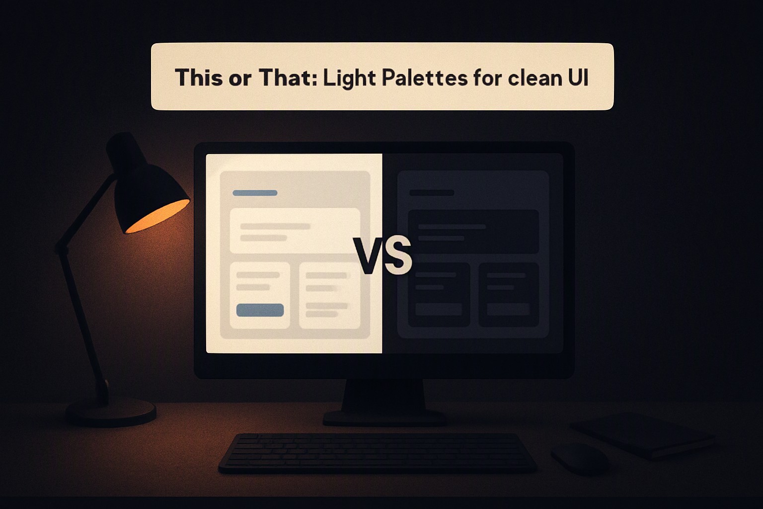 This or That: Light Palettes for clean UI