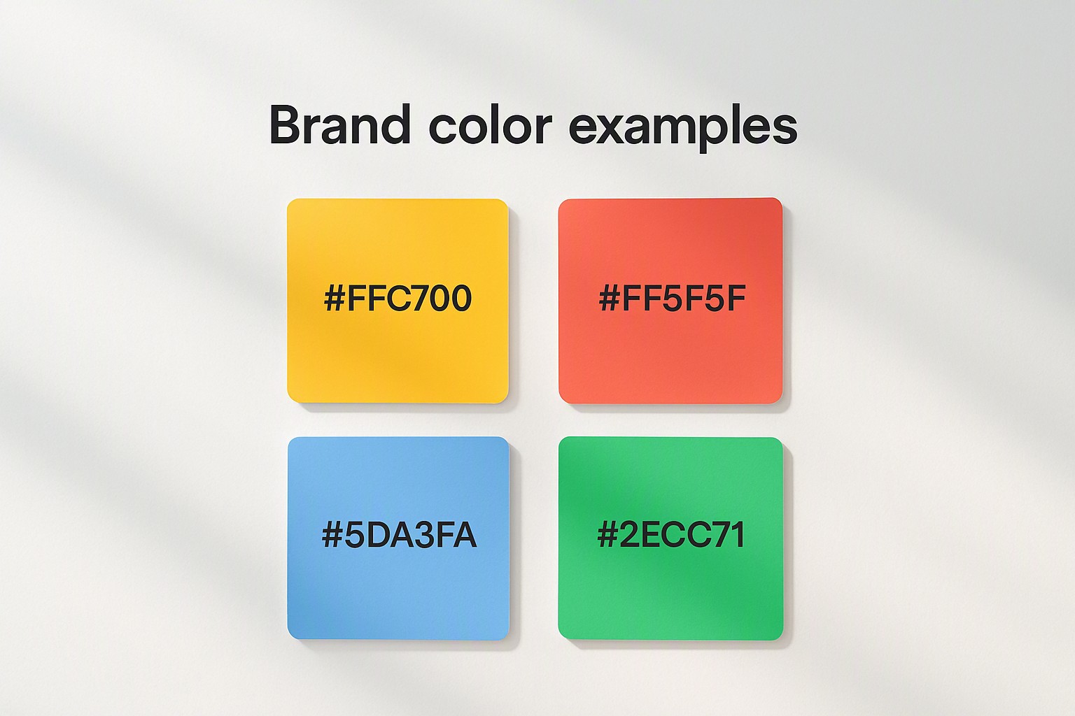 Brand color examples