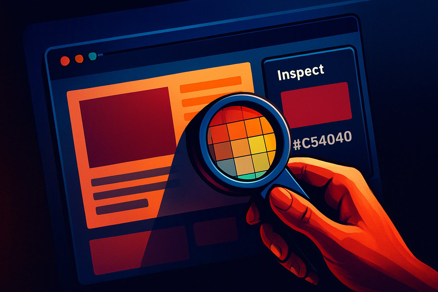 Tool to inspect colors on webpage