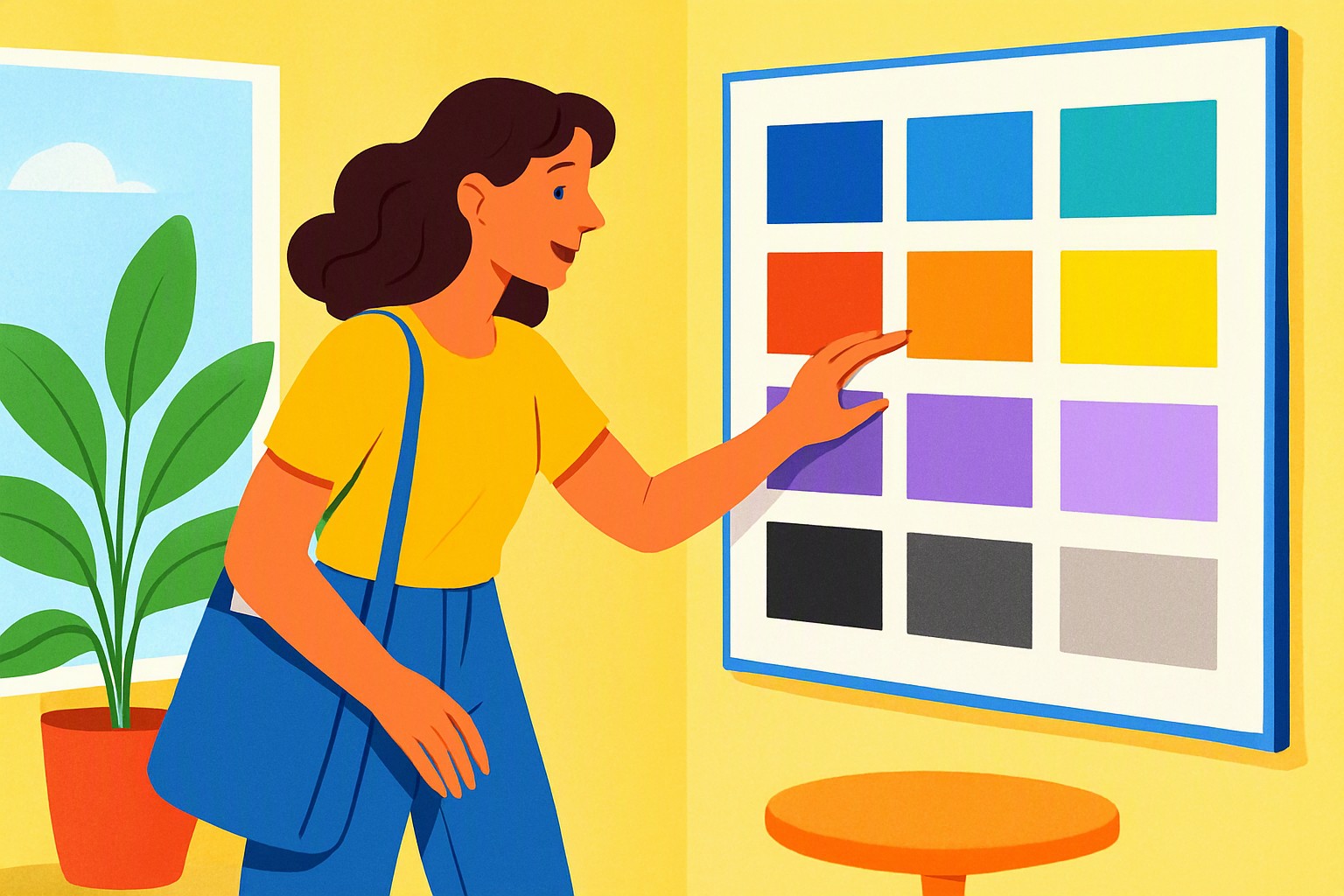 Color contrast examples