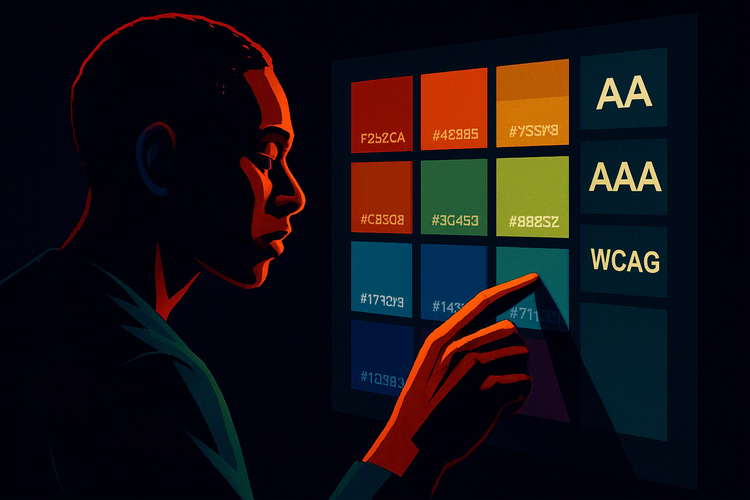 Color palette accessibility