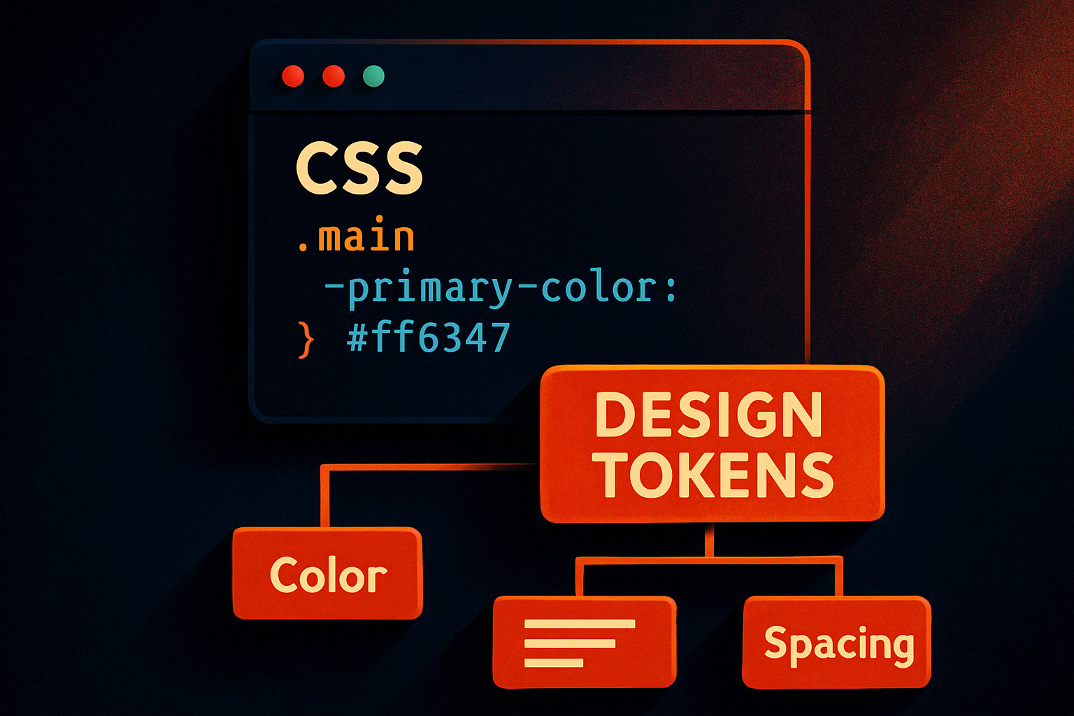 Design tokens css variables