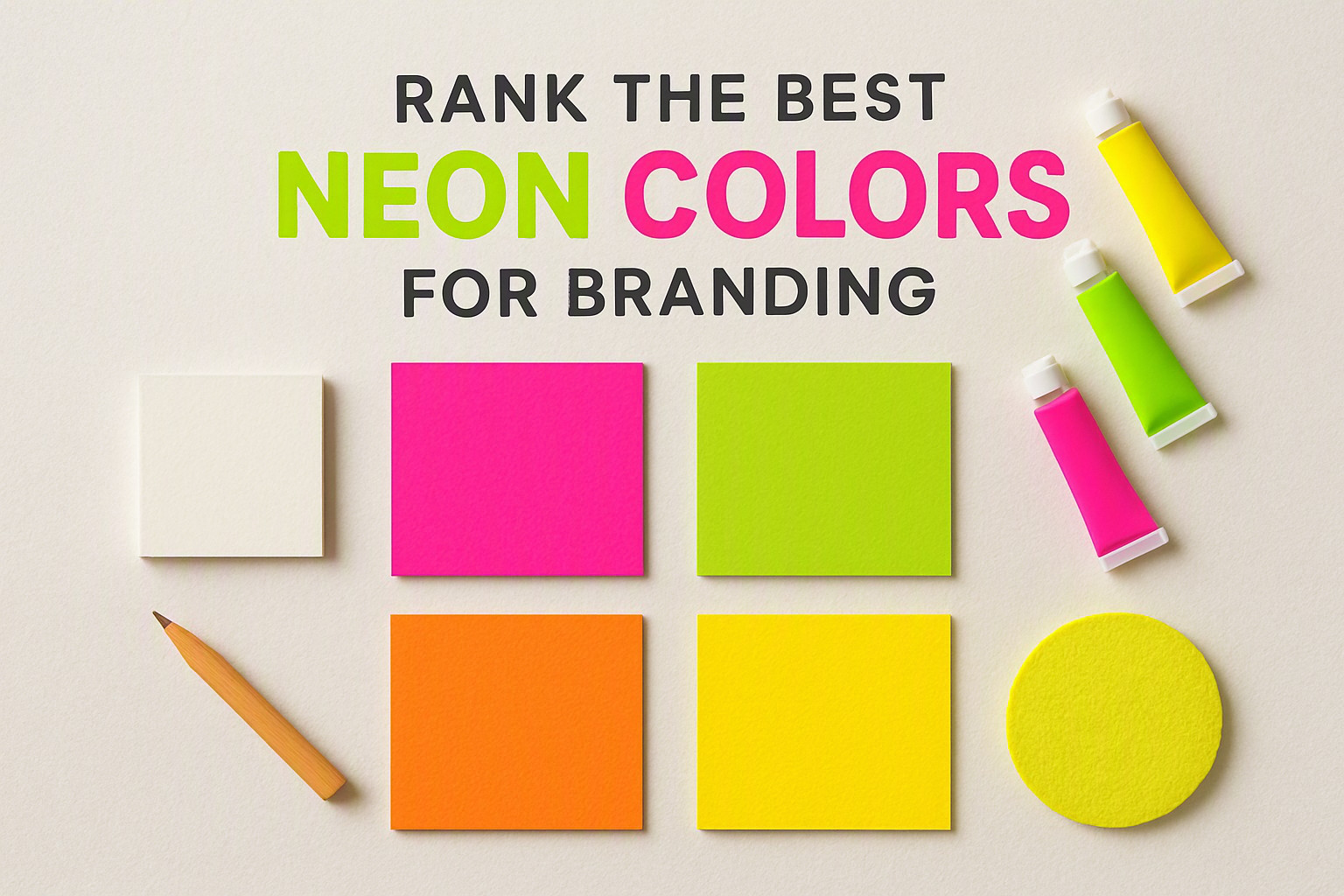 Rank the Best Neon Colors for Branding