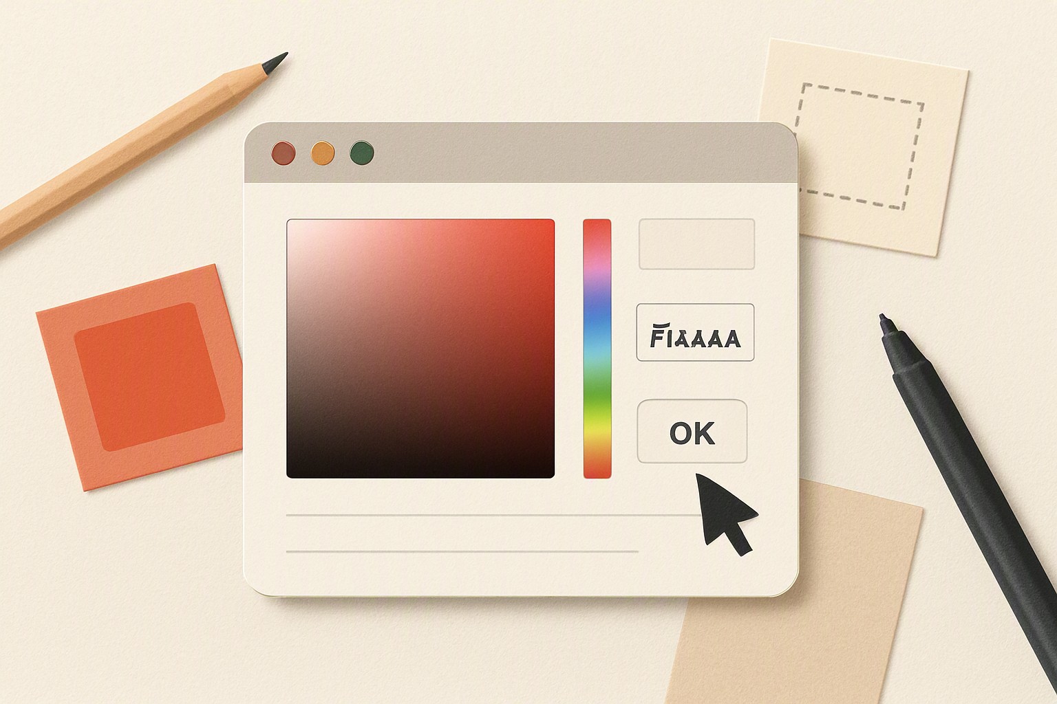 Online color dropper tool for websites