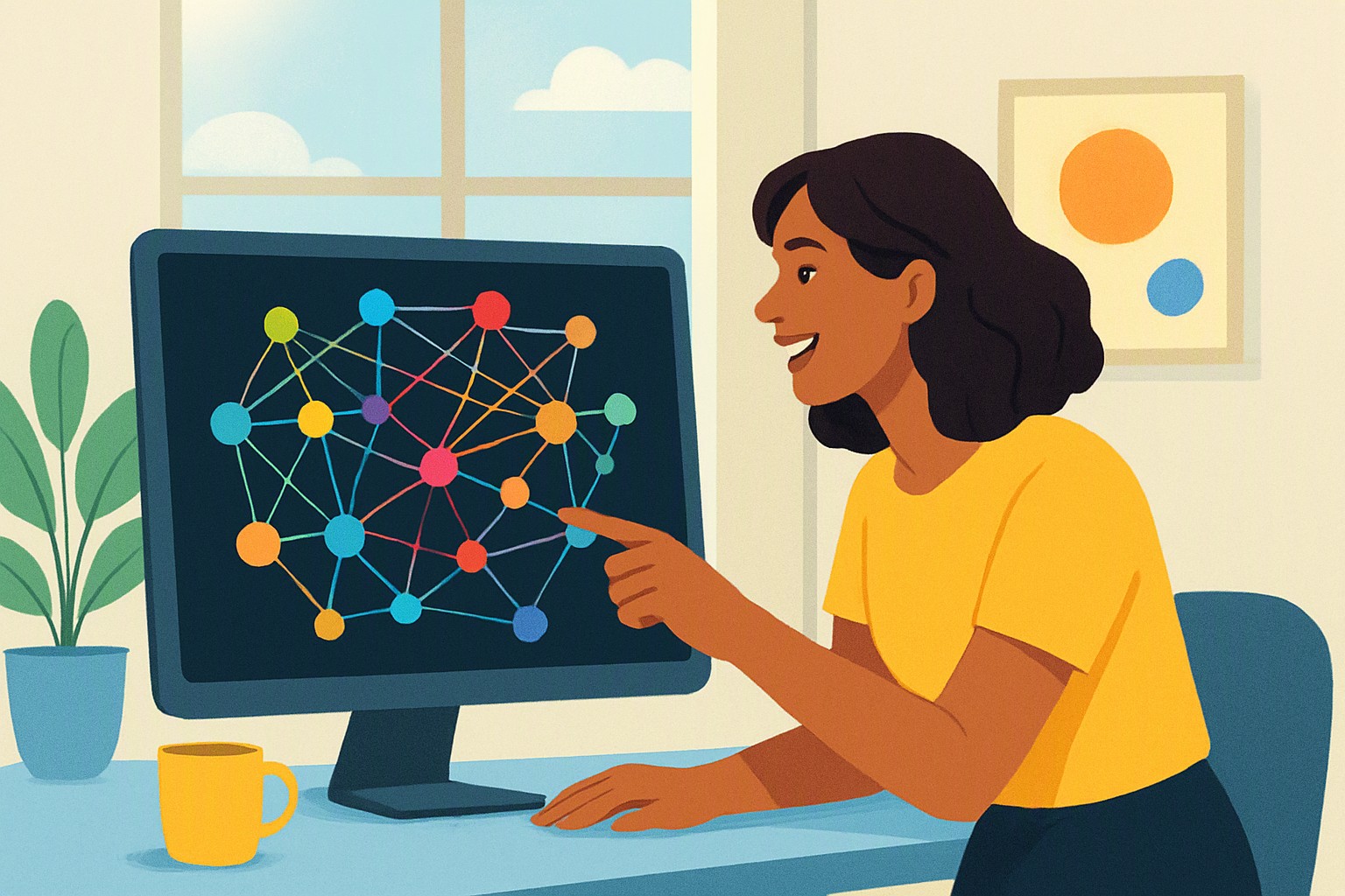 Network Graph Visualization Colors