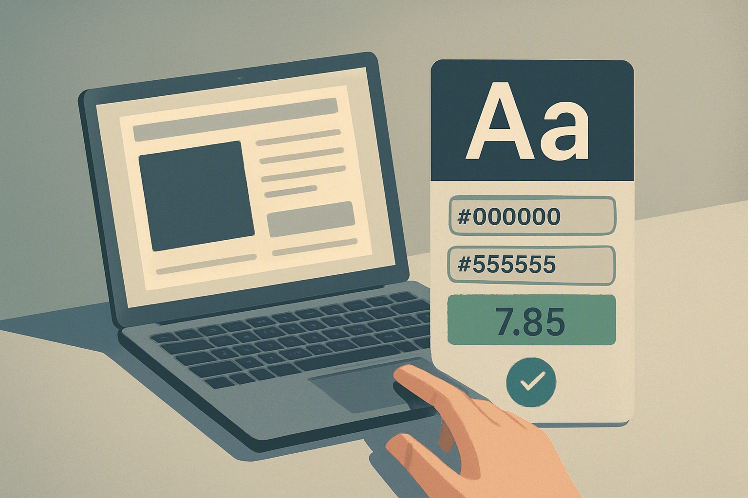 How to check website color contrast