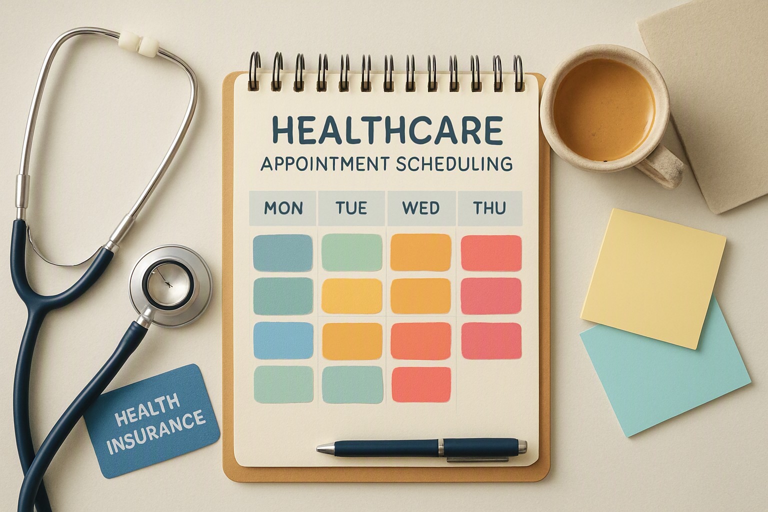 Healthcare Appointment Scheduling Colors