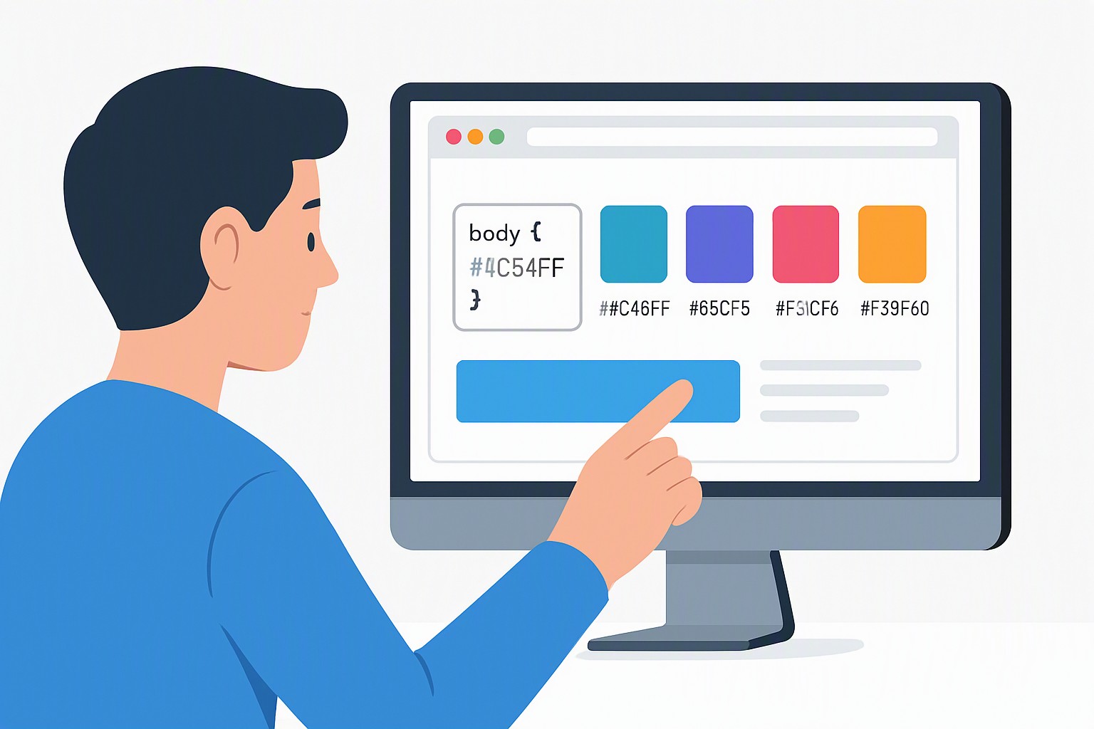 Discover website color palettes instantly