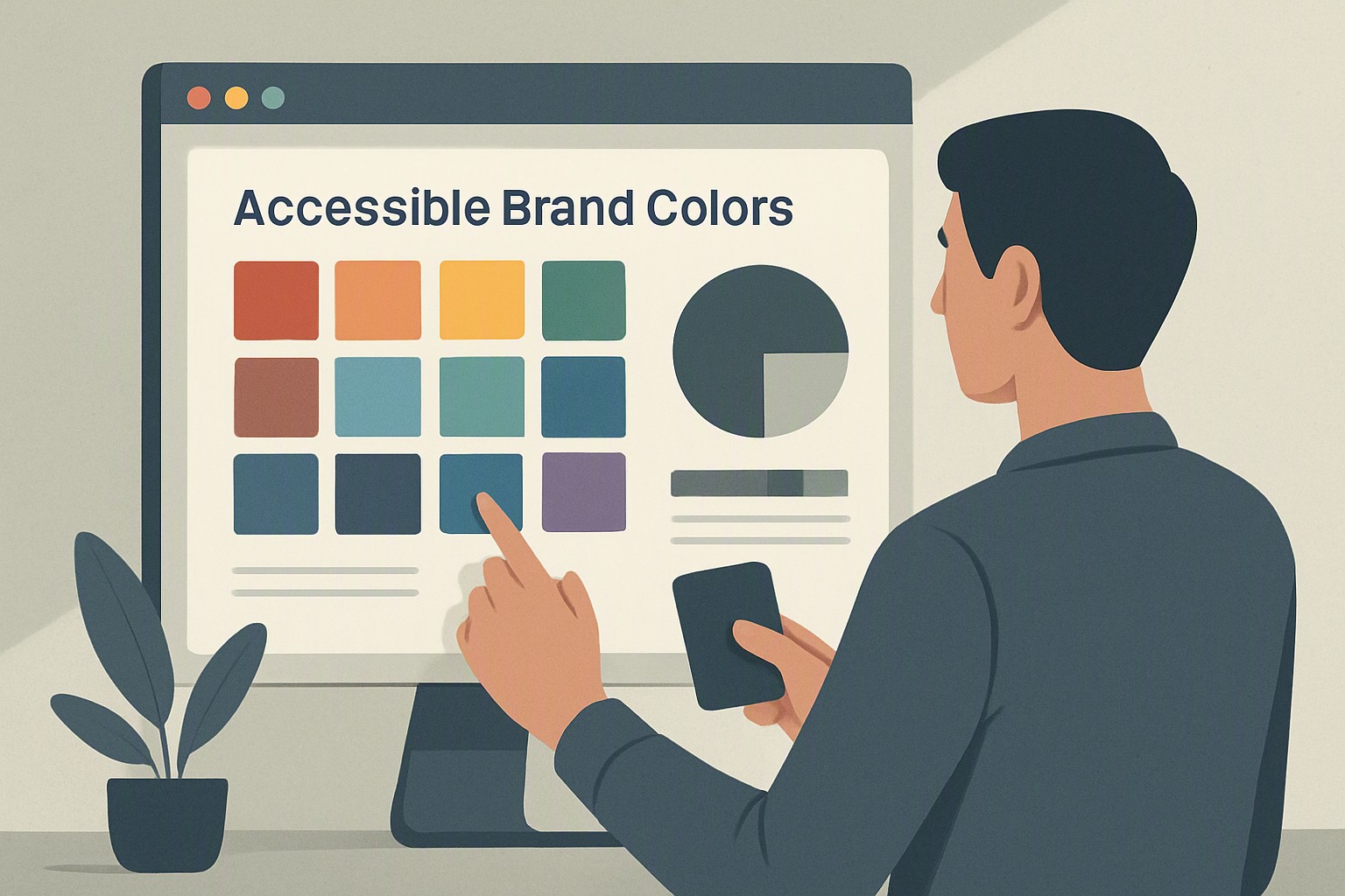 How to choose accessible brand colors
