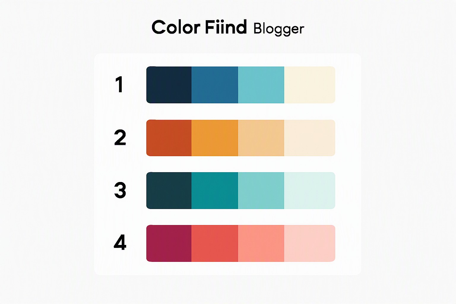 Rank These All Palettes Color Palettes for UI design