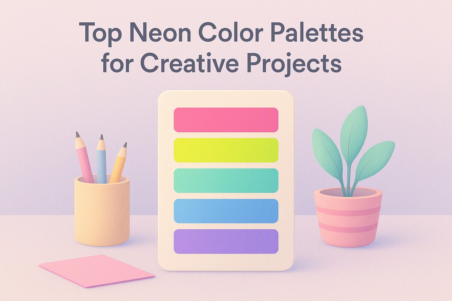 Top Neon Color Palettes for Creative Projects