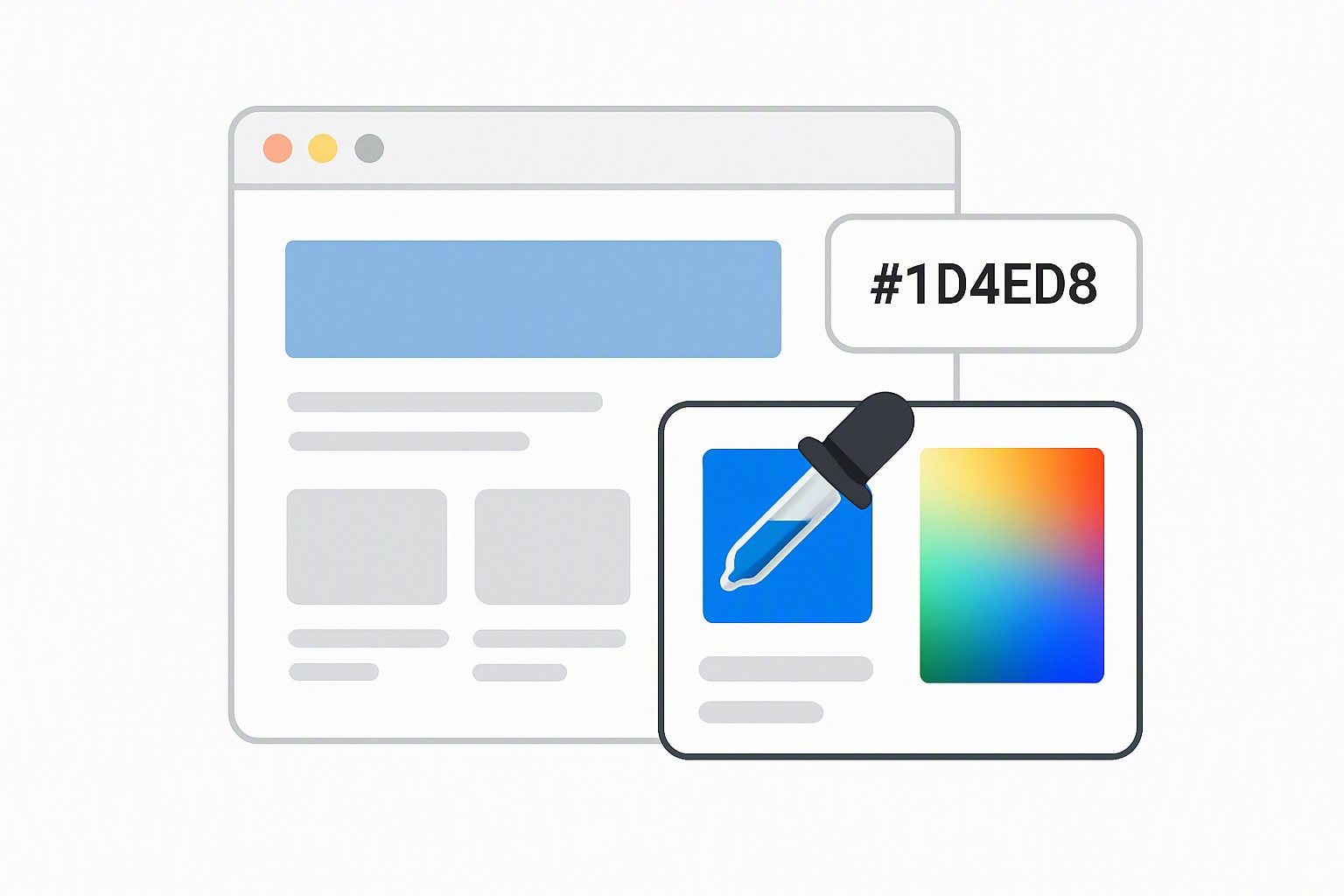 How to identify website color code