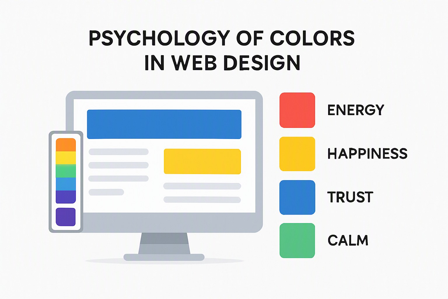 Psychology of colors in web design