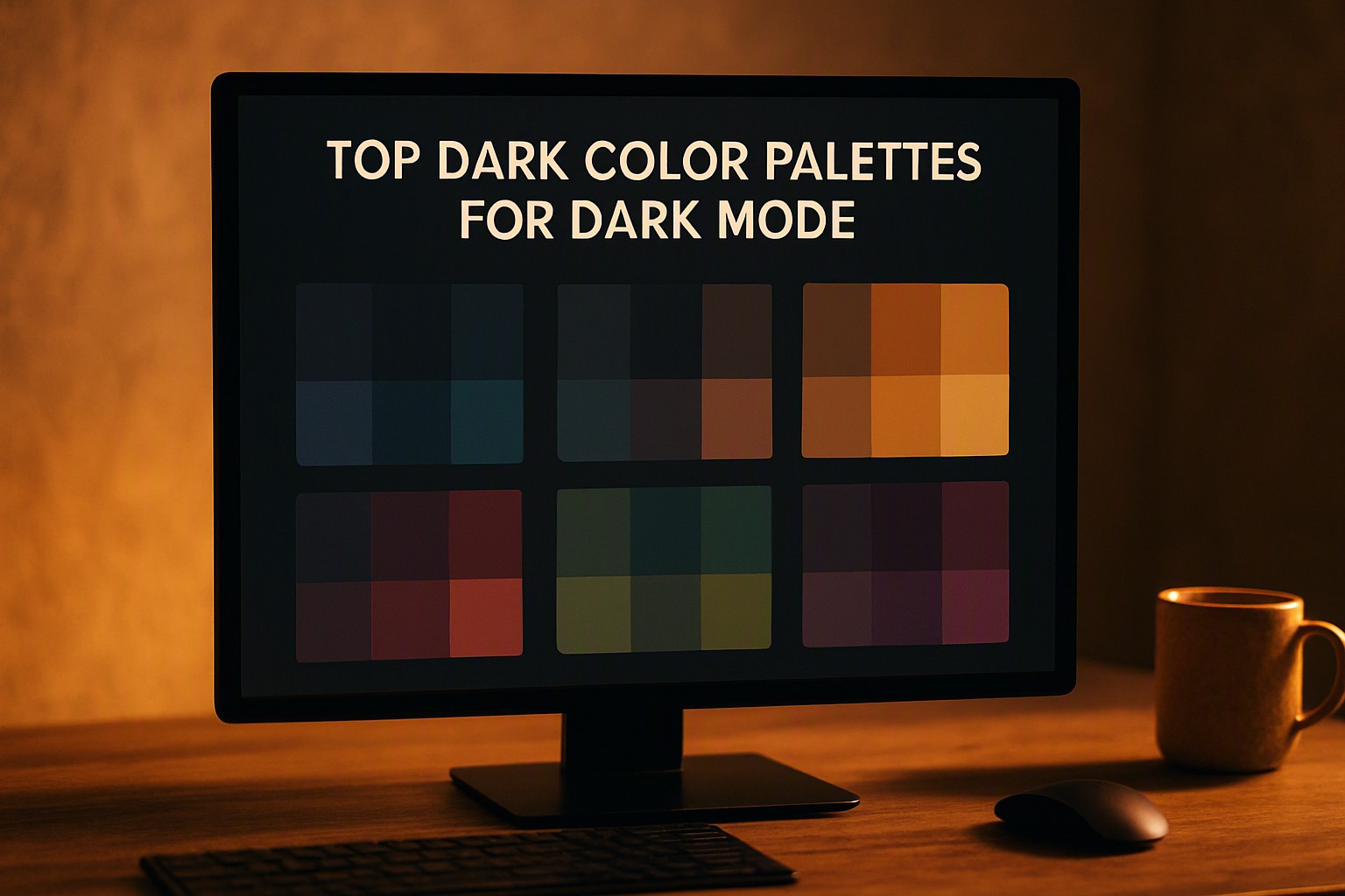 Top Dark Color Palettes for dark mode
