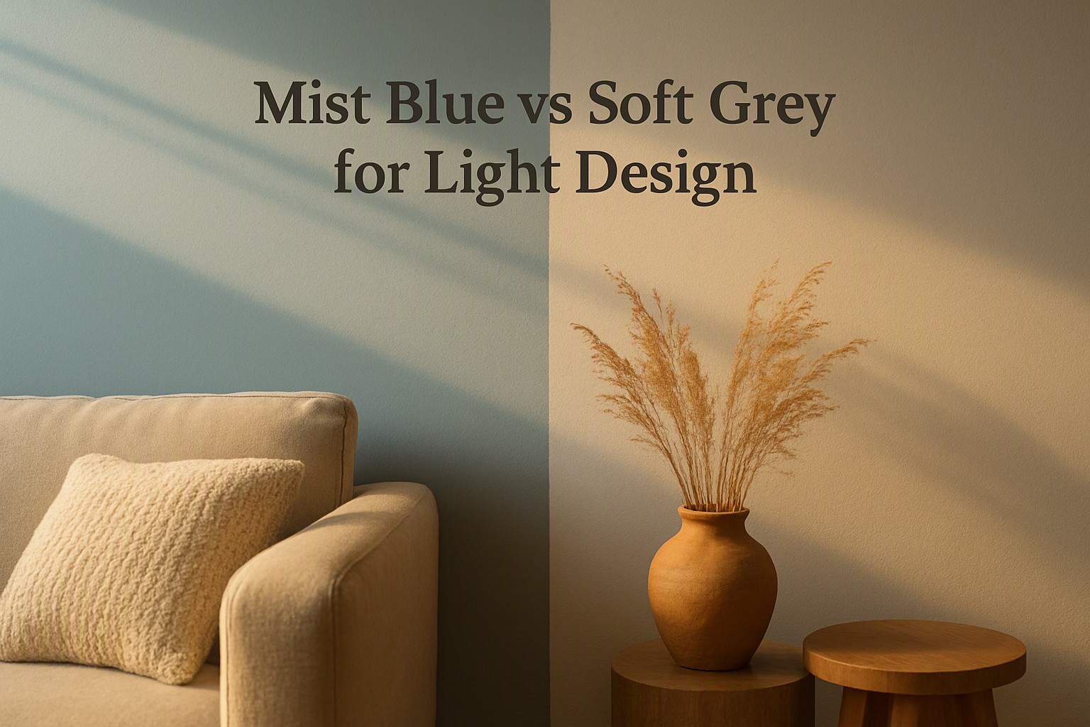 Mist Blue vs Soft Grey for Light Design