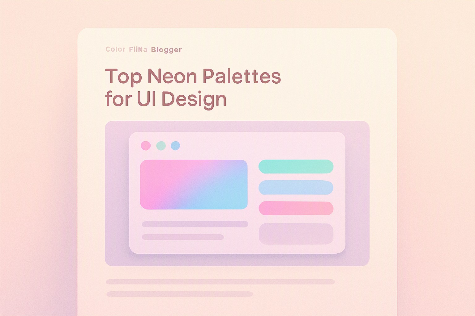 Top Neon Palettes for UI Design: Ultimate Selection Guide