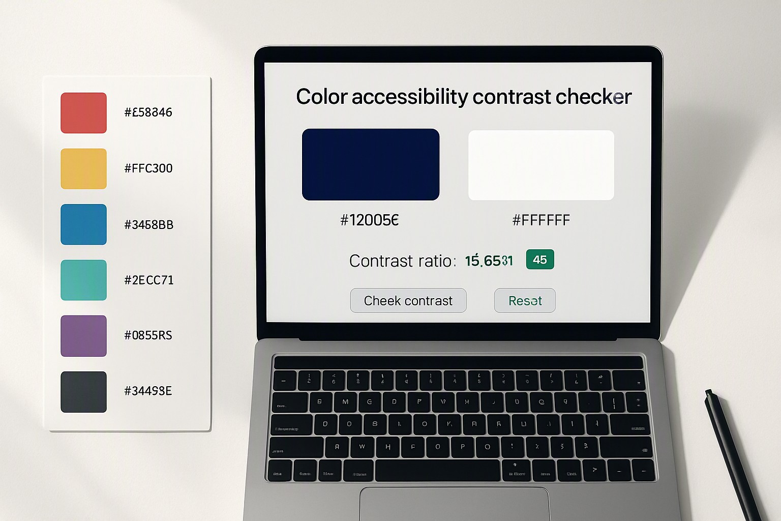 Accessible Colour Palette Examples for Web and UI Design